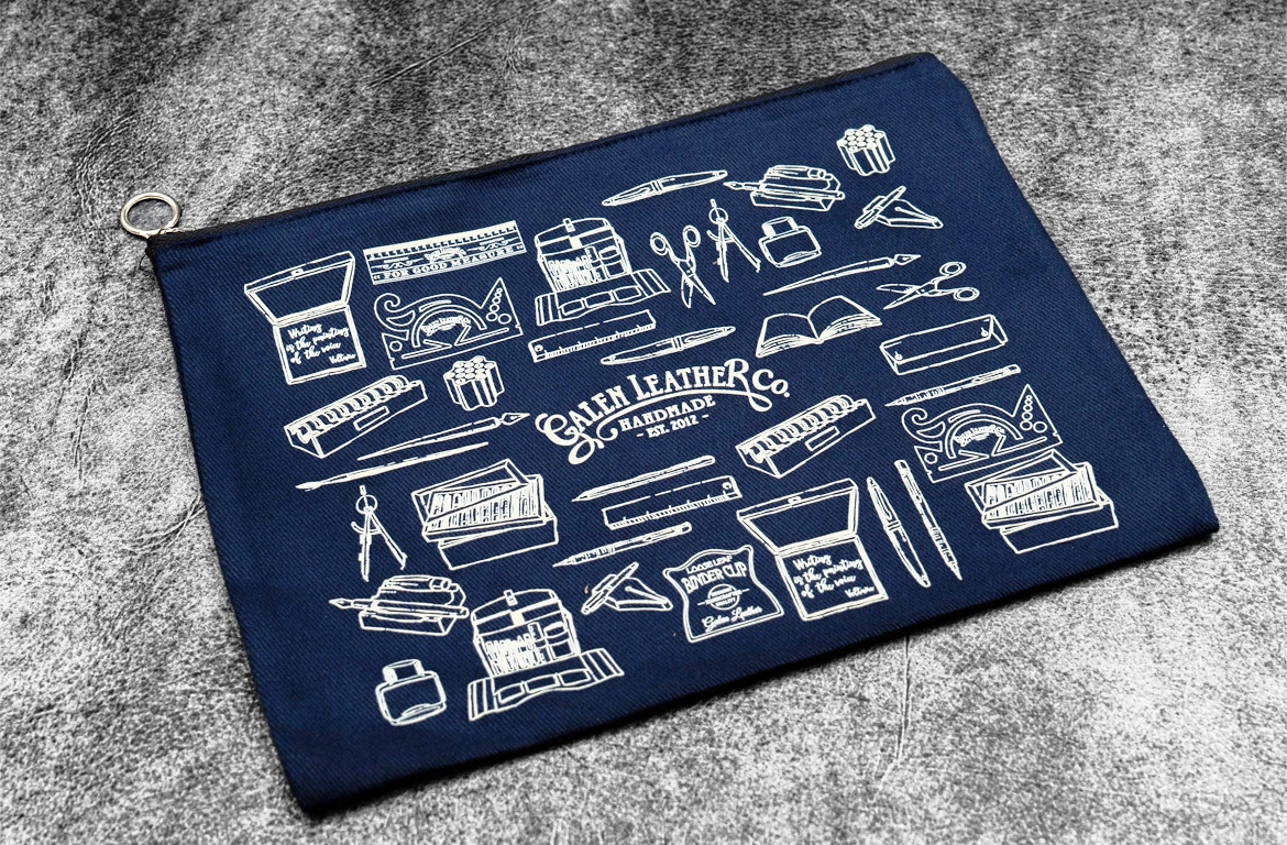 Galen Leather Pochette in...