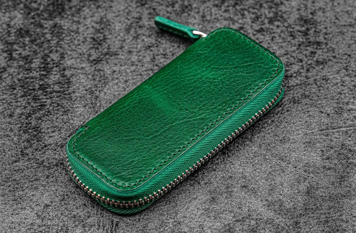 Galen Leather Zippered Pen...