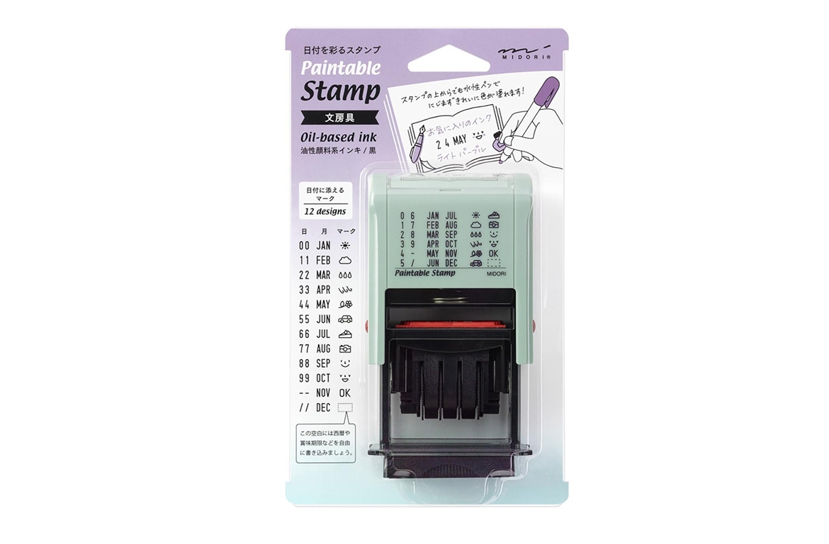 Midori Timbro rotante con data