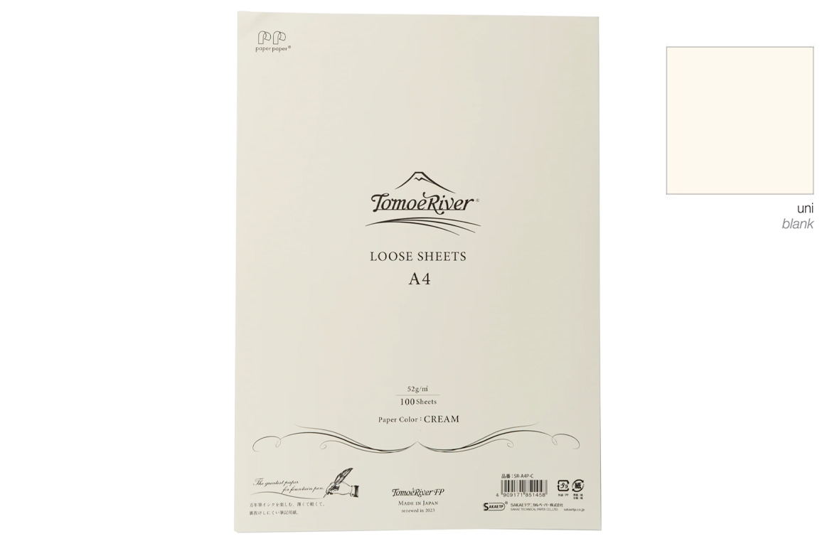 Tomoe River Loose Sheet - A4 - Plain - Cream
