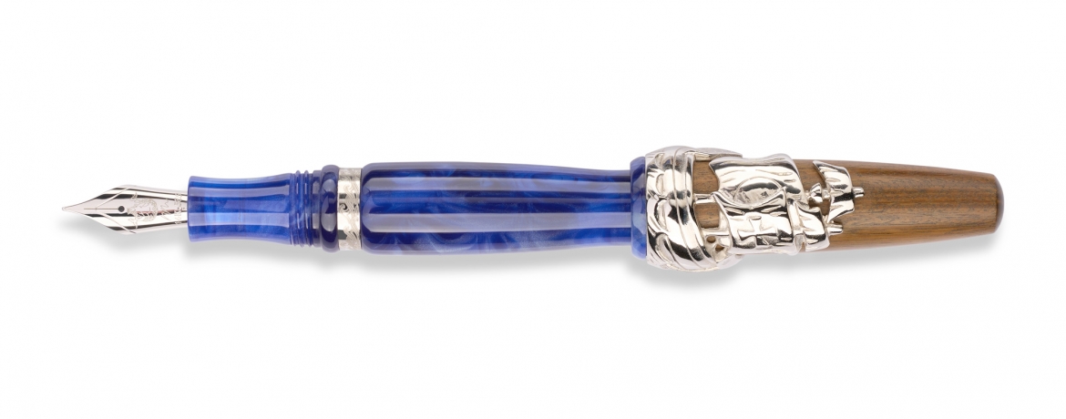 Nino Marino Columbus Silver Penna Stilografica Edizione Numerata