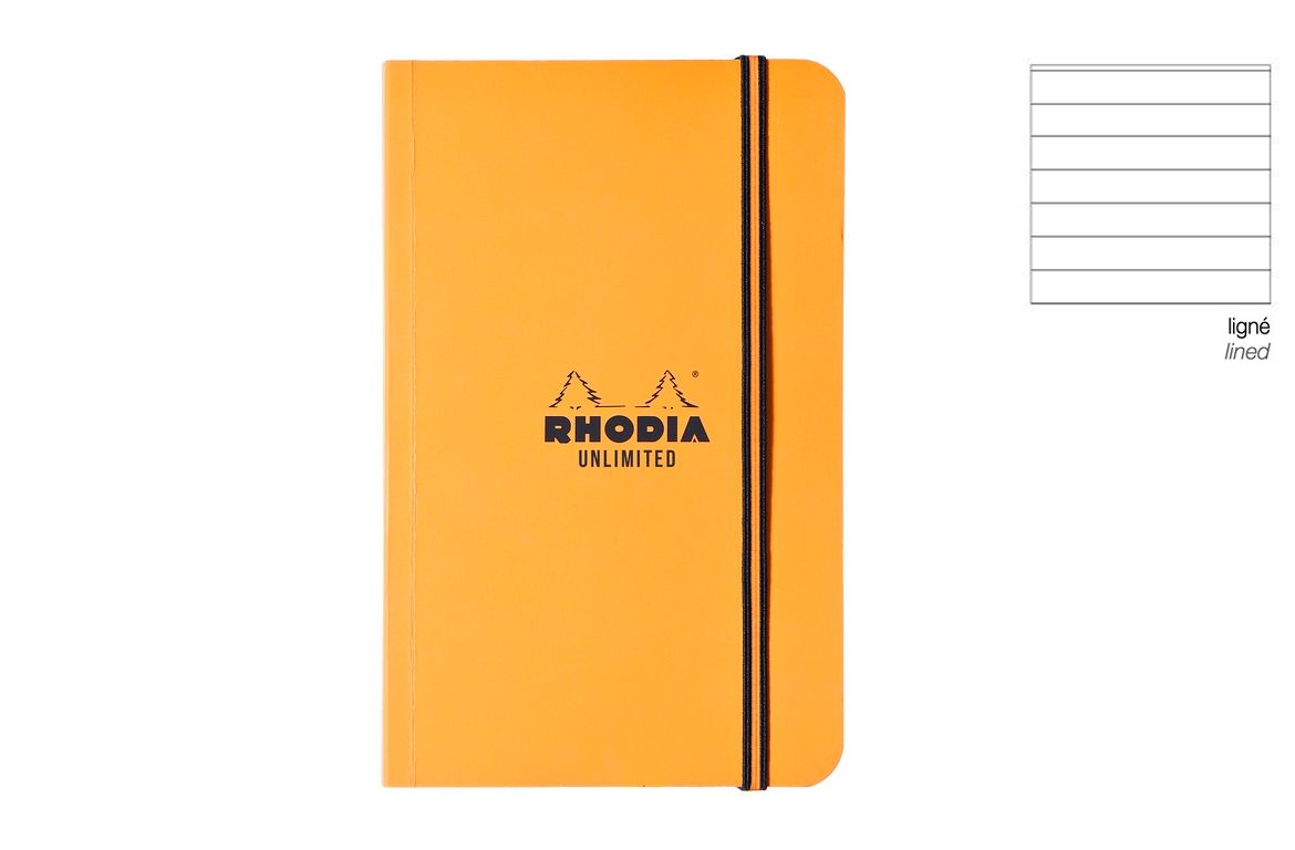Rhodia Unlimited A6 Copertina Arancio