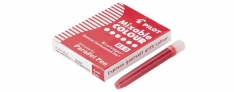 Pilot  IC-P3 Cartucce Inchiostro per Parallel Pen - Rosso - Confezione 6 Cartucce