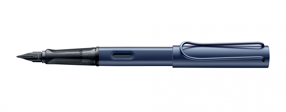 Lamy Lx - De Luxe - Penna Stilografica in alluminio - Pennino in acciaio - Blu