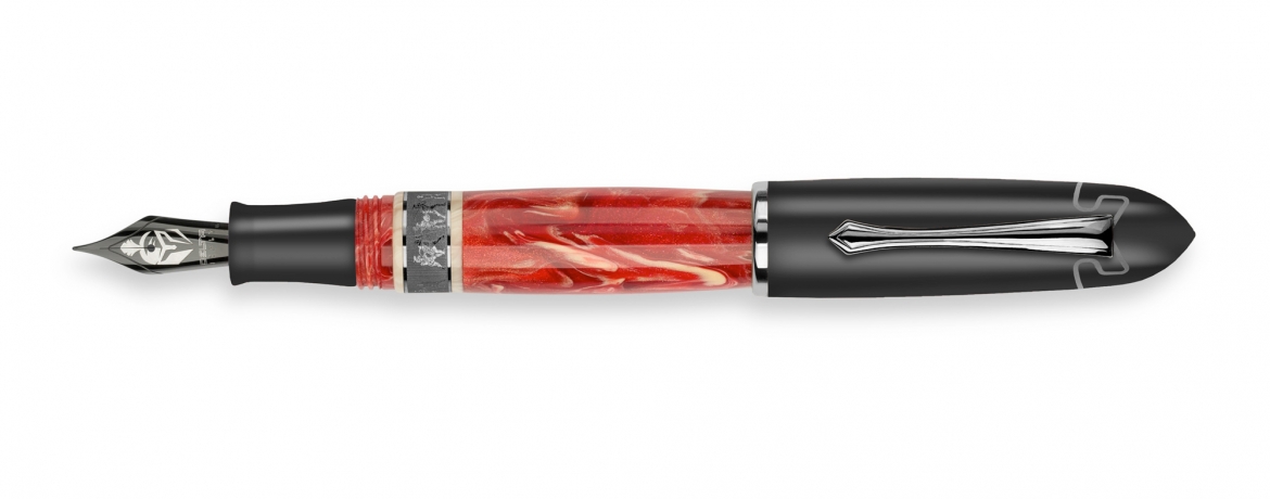 Delta Gladiator Penna Stilografica Edizione Limitata Finiture Dorate