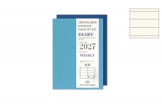 Traveler's Company Agenda 2027 - Notebook Refill - Passport Size - Settimanale