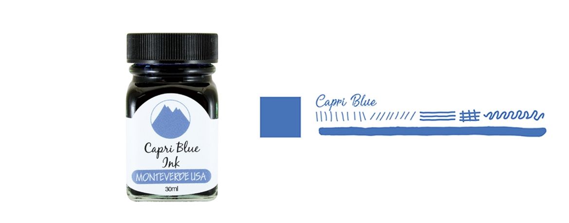 Monteverde Capri Blue - Bloo Ink Collection
