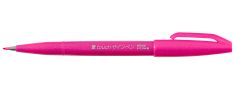 Pentel Sign Pen Brush Pennarello con punta in fibra -  Rosa