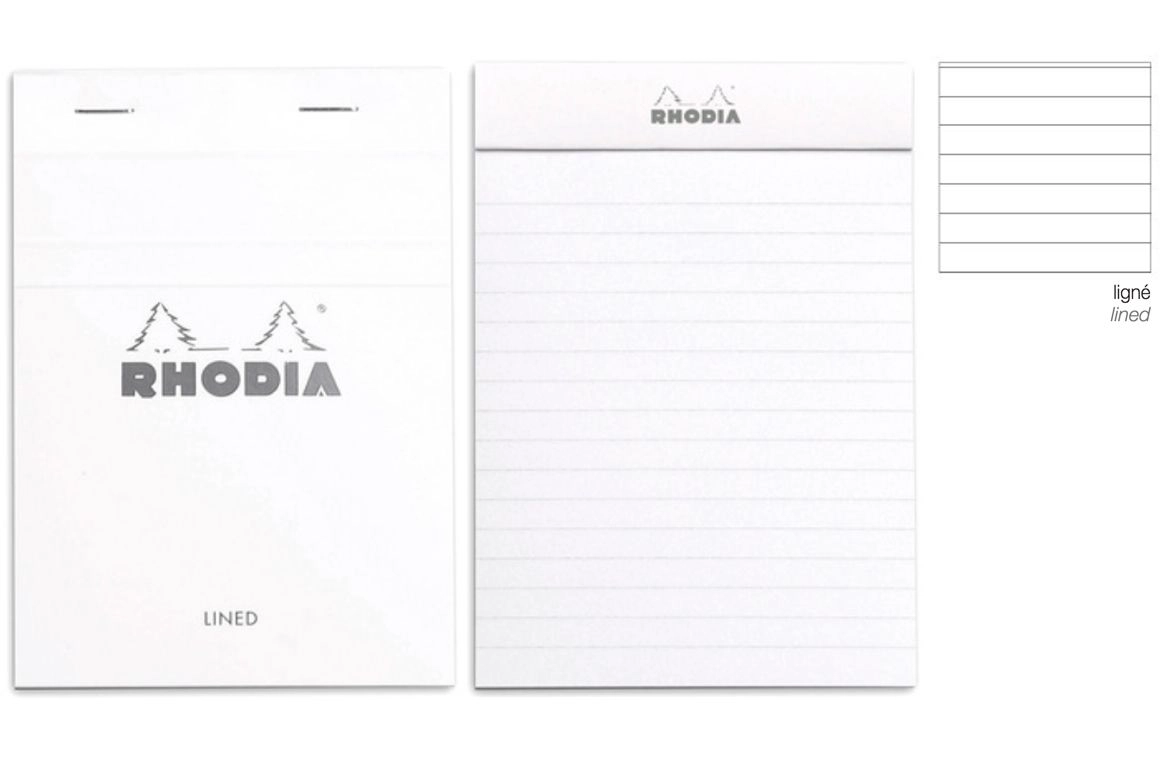 RHODIA Blocco Ice White 80F