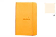 Rhodia Webnotebook Copertina rigida in similpelle - non rigato - Orange Black
