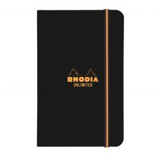 Rhodia Unlimited A6 Copertina Nera