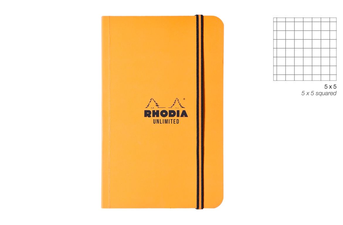 Rhodia Unlimited A6 Copertina Arancio