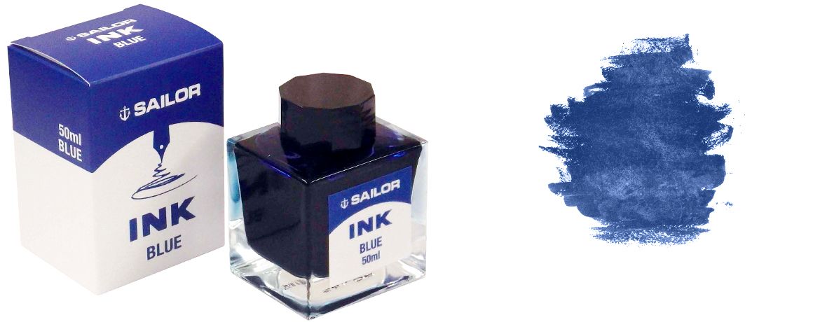 Sailor Basic Ink Blue - Inchiostro stilografico boccetta da 50 ml