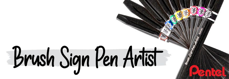 Pentel Brush Sign Pen Artist