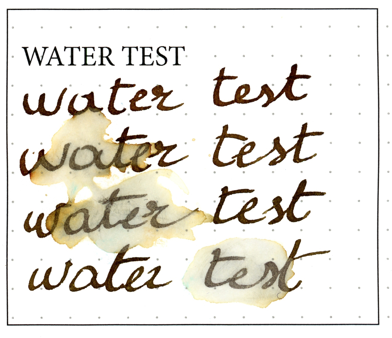 J.Herbin Lie de The Water Test