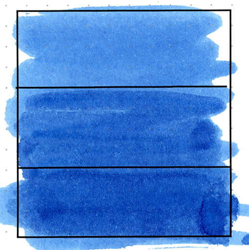 Rohrer & Klingner Blau Permanent spennellate shading