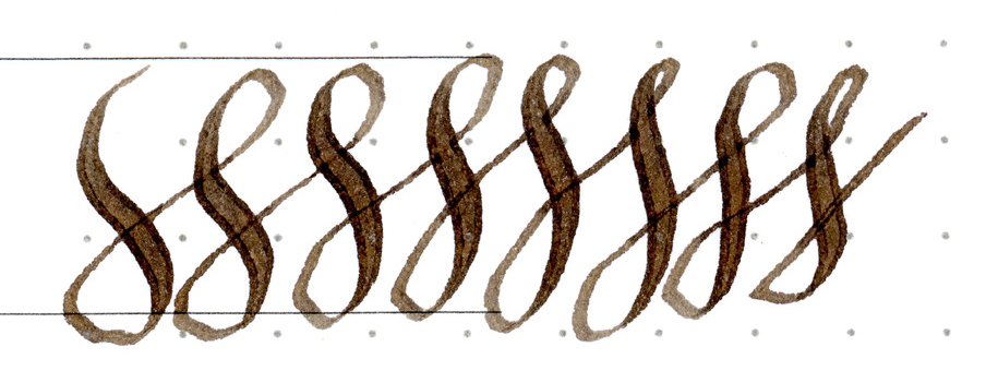 Rohrer & Klingner Sepia pennino calligrafico
